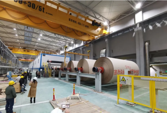 貴州鵬昇紙業(yè)60萬噸瓦楞、箱板紙開機